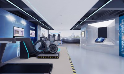 现代VR科技展厅3D模型下载